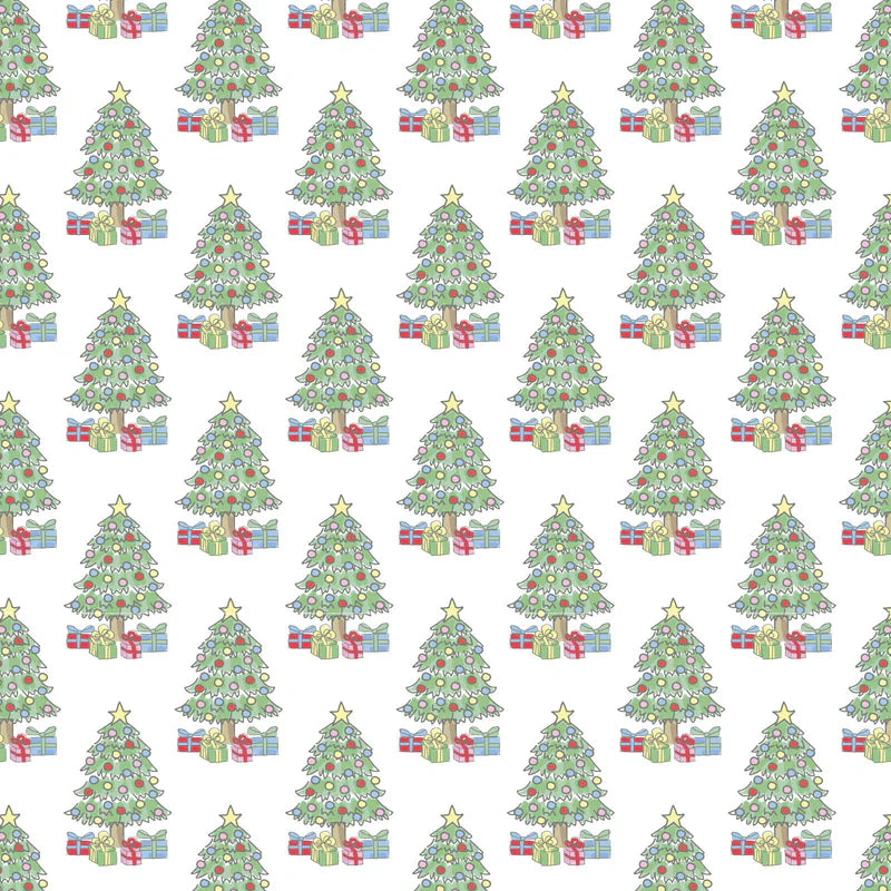 LILA AND HAYES GRAYSON PAJAMA PANT SET UNDER THE CHRISTMAS TREE