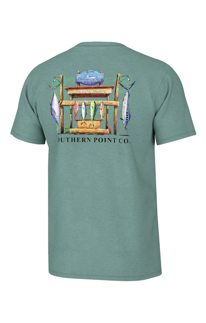 SOUTHERN POINT CO. YOUTH FISH TAILS 25 SHORT SLEEVE EMERALD COAST