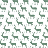 LILA AND HAYES GRAYSON PAJAMA PAT SET WOODLAND DEER