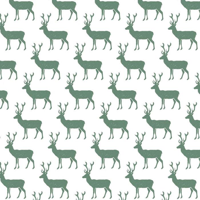 LILA AND HAYES GRAYSON PAJAMA PAT SET WOODLAND DEER