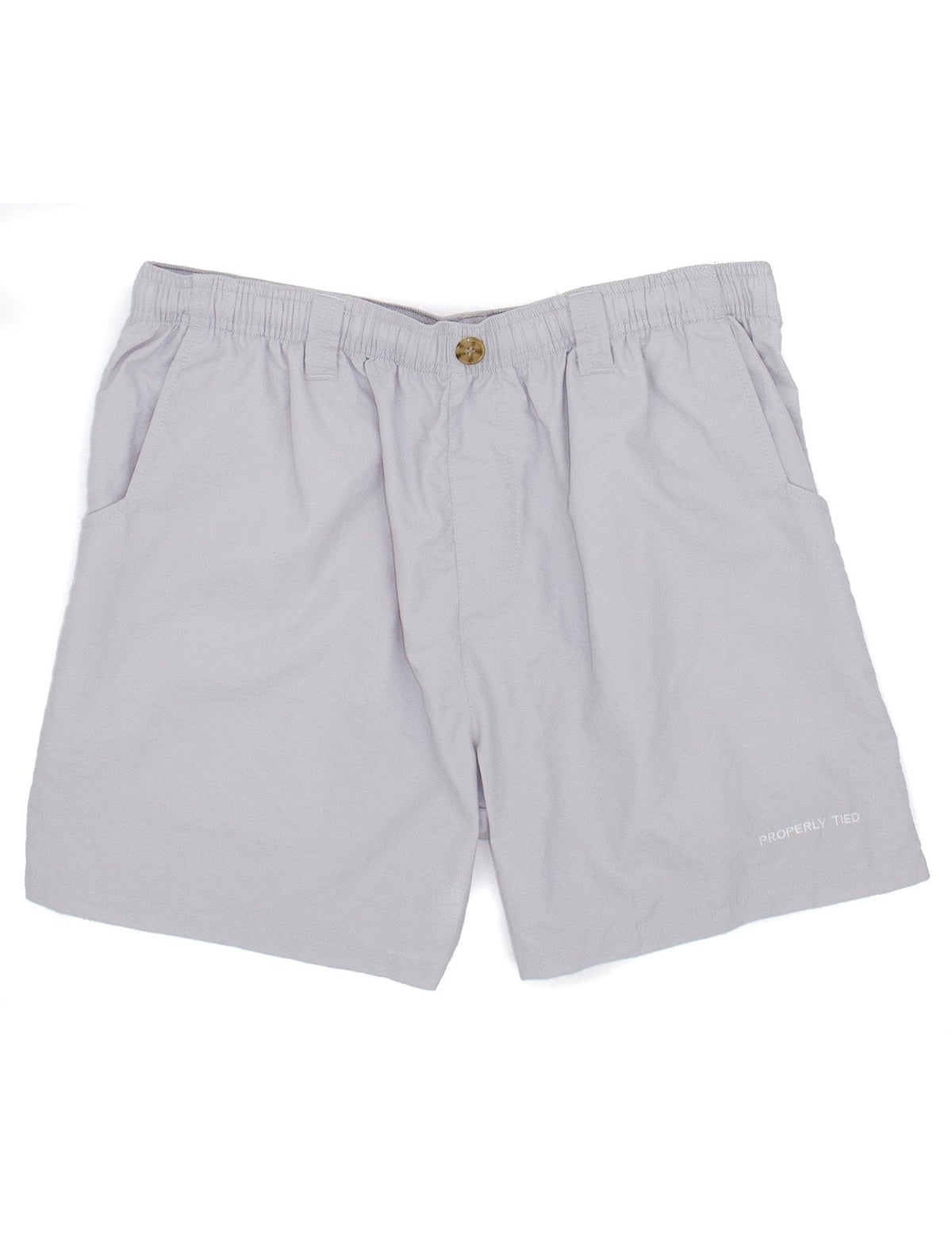 PROPERLY TIED MALLARD SHORT LIGHT GREY