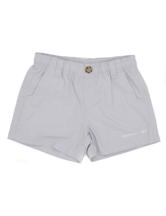 PROPERLY TIED MALLARD SHORT LIGHT GREY