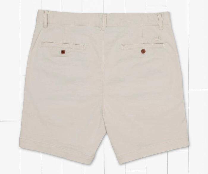 SOUTHERN MARSH YOUTH REGATTA STRETCH SHORT AUDUBON TAN