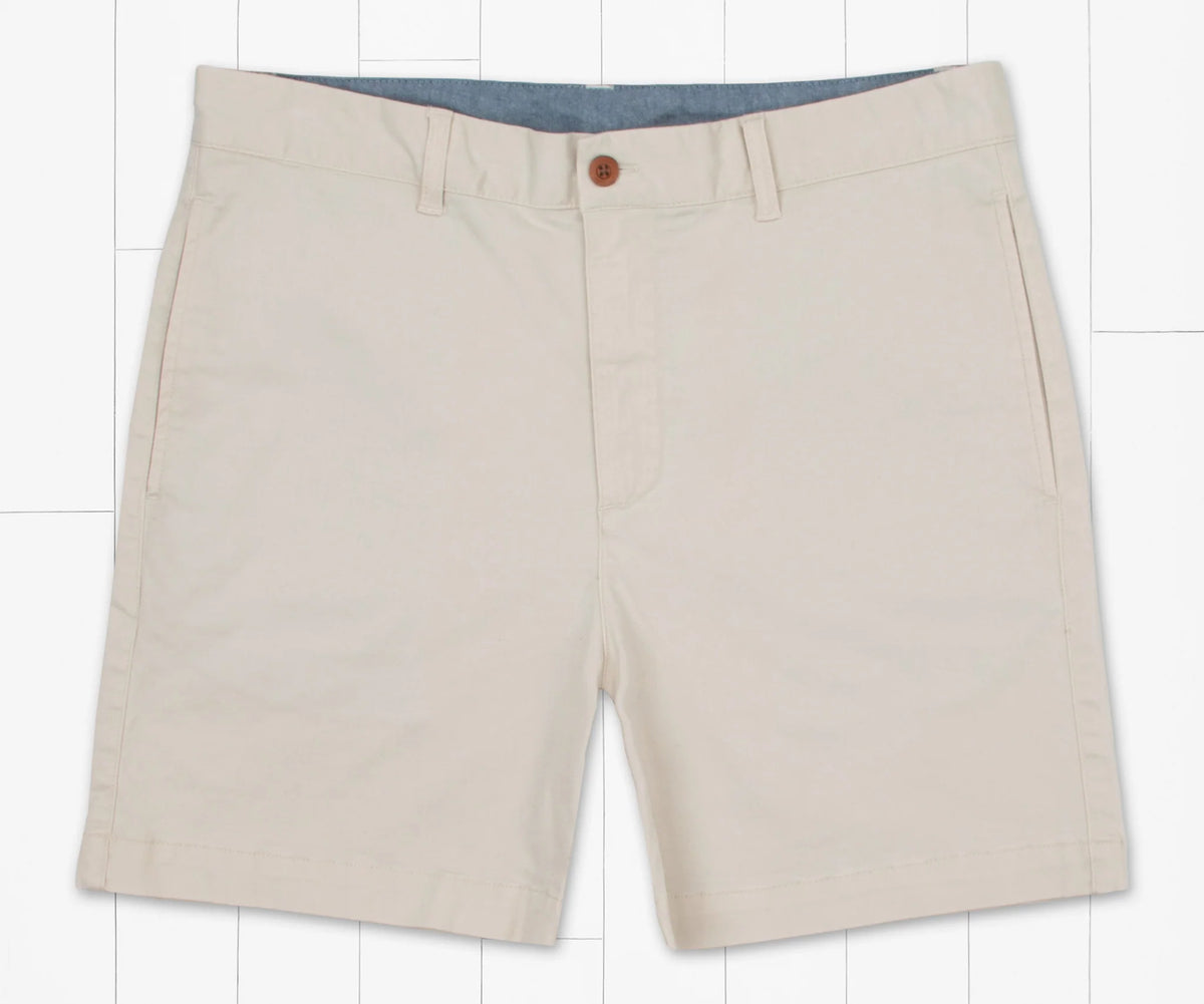 SOUTHERN MARSH YOUTH REGATTA STRETCH SHORT AUDUBON TAN