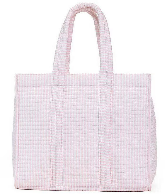 Quilted Mini Go Go Tote Pimlico Stripe Pink
