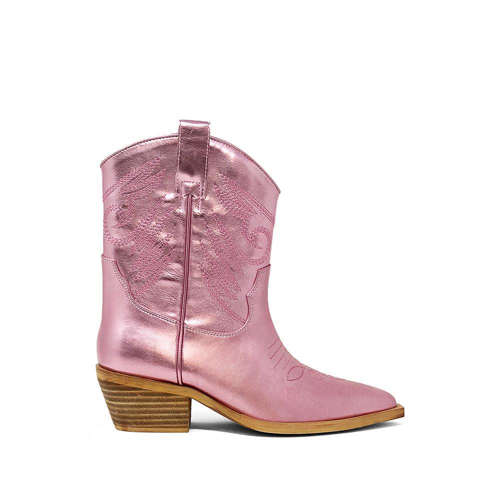 SHUSHOP ZAHARA PINK METALLIC KIDS BOOTS – Bead Shack Kids Boutique