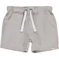 ME & HENRY HUGO TWILL SHORTS PALE GREY