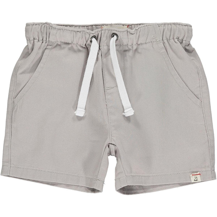 ME & HENRY HUGO TWILL SHORTS PALE GREY