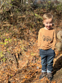 ME & HENRY CHEROKEE RAGLAN PRINTED TEE CONSTRUCTION