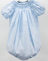 Baby Blessings Blue Geometric Flowers Sophia Bubble