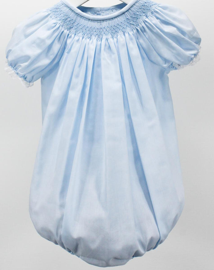 Baby Blessings Blue Geometric Flowers Sophia Bubble