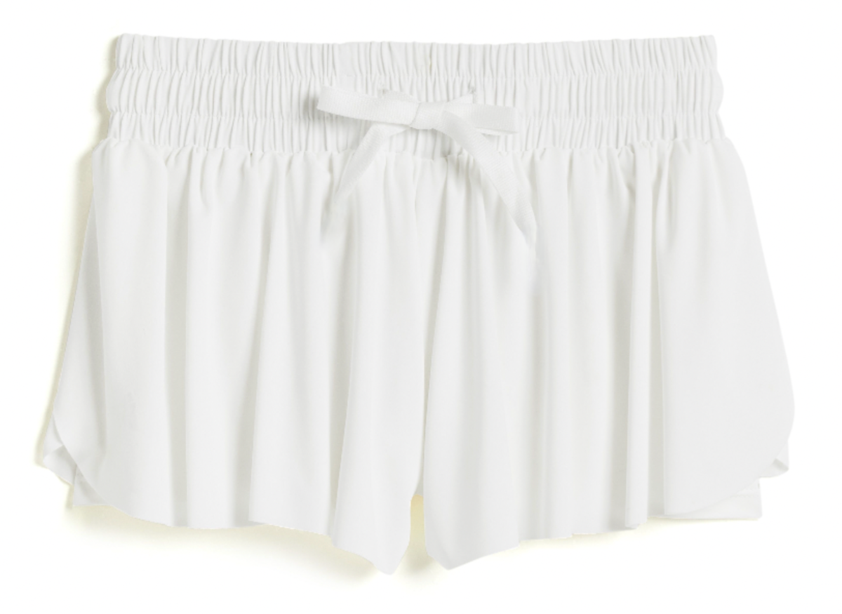 SUZETTE COLLECTION FLY AWAY SHORT WHITE