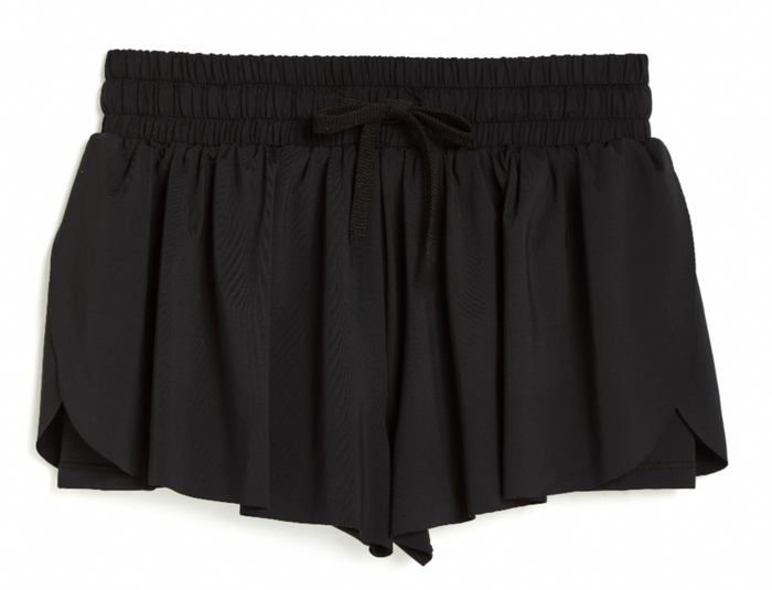 SUZETTE COLLECTION FLY AWAY SHORT BLACK