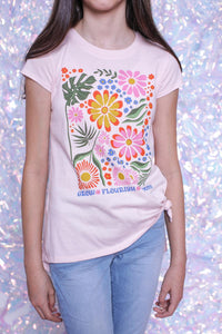 SWEET SOUL GROW FLOURISH BLOOM SIDE TIE TEE