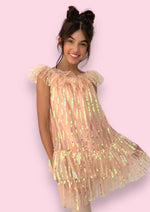 LOLA AND THE BOYS BELLA SEQUIN PARTY DRESS