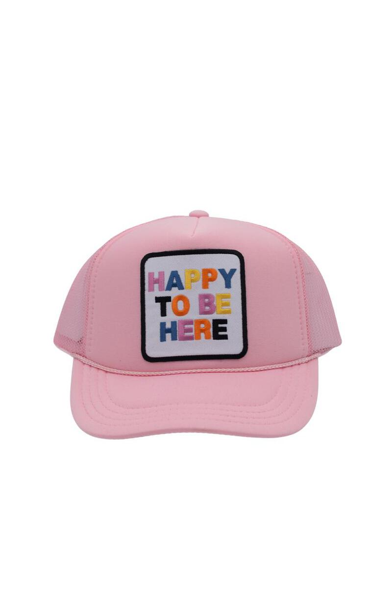 MADLEY HAPPY TO BE HERE TRUCKER HAT