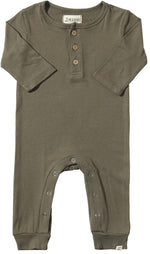 ME & HENRY MASON RIBBED ROMPER GREEN