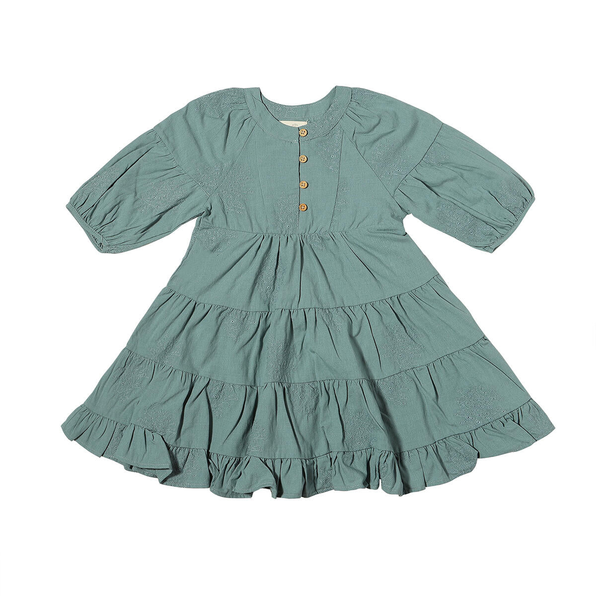 VIGNETTE SAOIRSE DUSTY TEAL DRESS