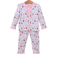 TROTTER STREET NUTCRACKER BALLET RUFFLE PAJAMA SET