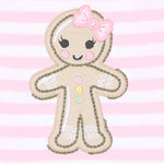 MAGNOLIA BABY GINGERBREAD LAND COMBO RUFFLE LAP FOOTIE PINK