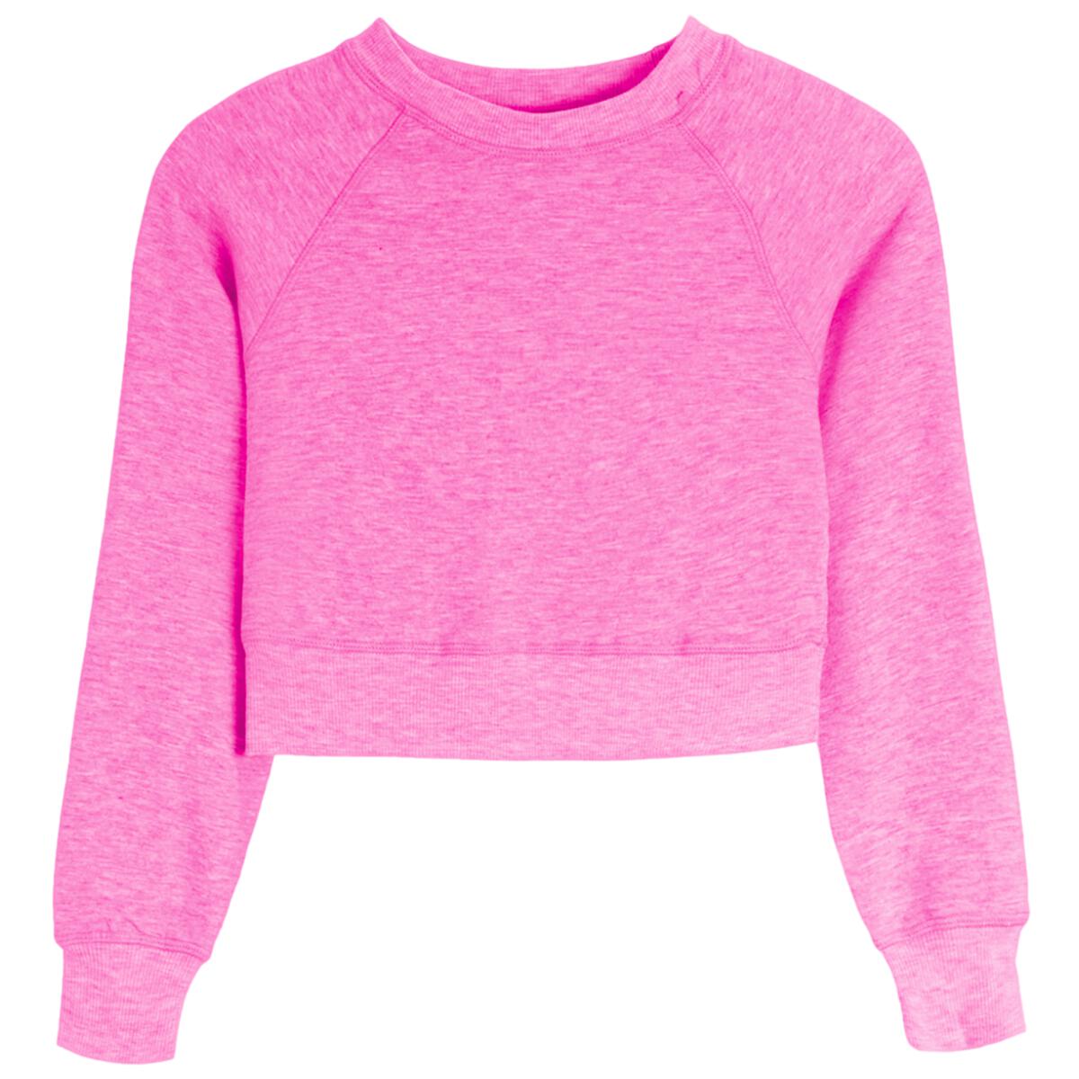 SUZETTE COLLECTION SOFT CLOUD CREW NECK BEGONIA PINK