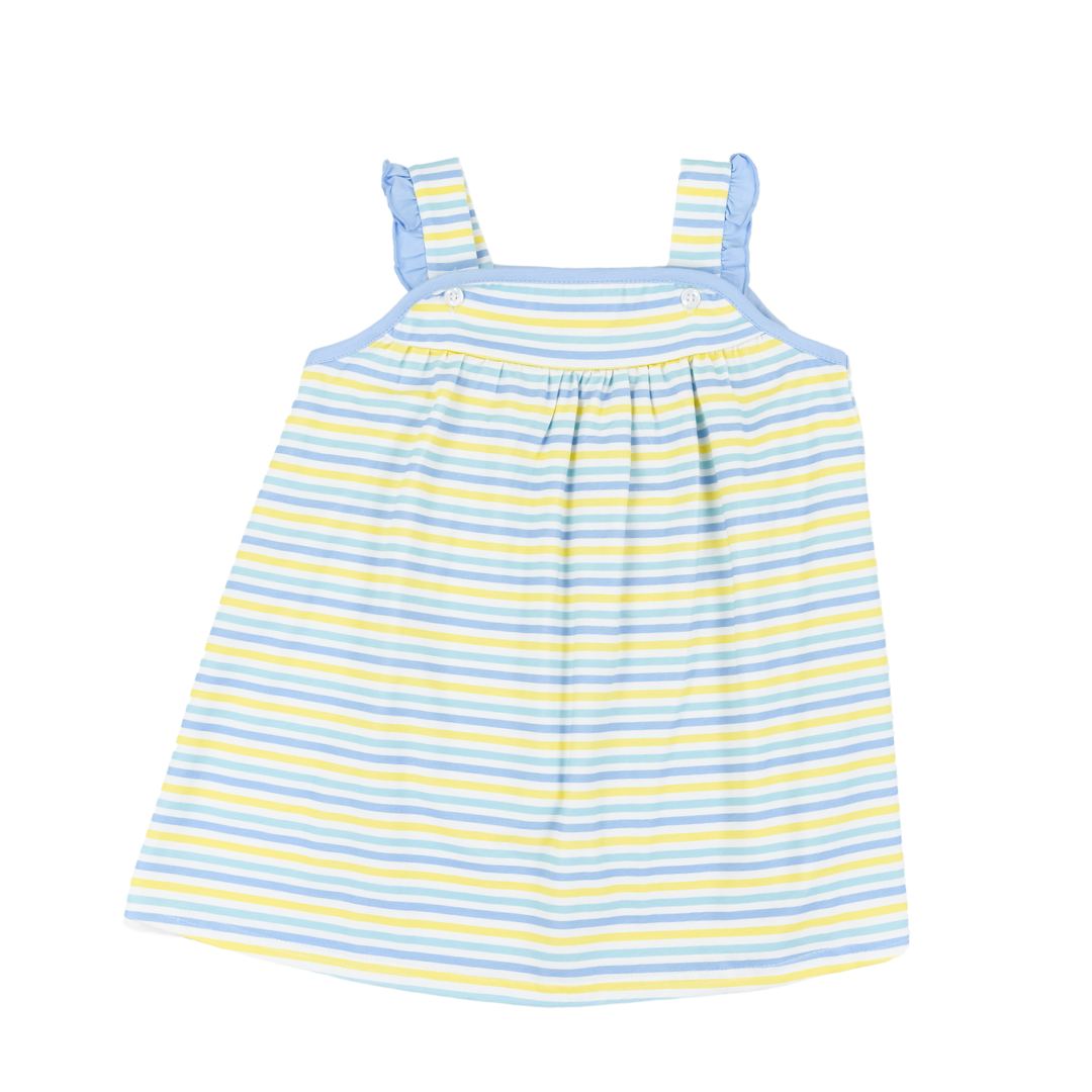 CYPRESS ROW MULTI STRIPE GIRLS DRESS