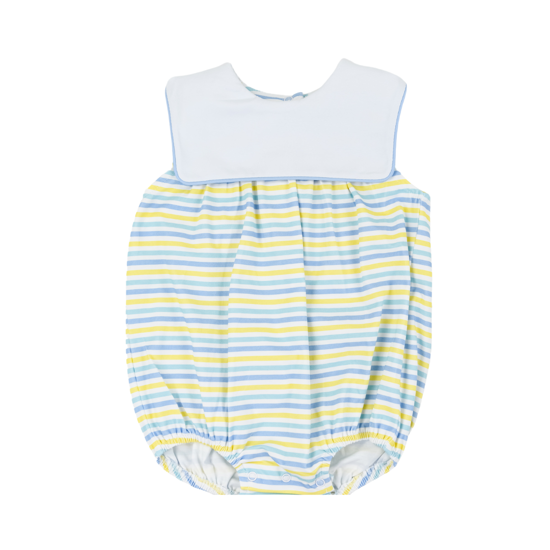 CYPRESS ROW MULTI STRIPE BOYS BIB BUBBLE