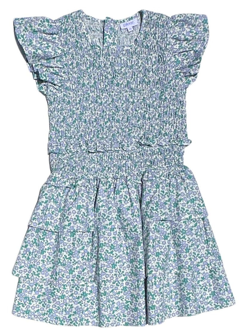 PLEAT CLAIRE DRESS MEADOW