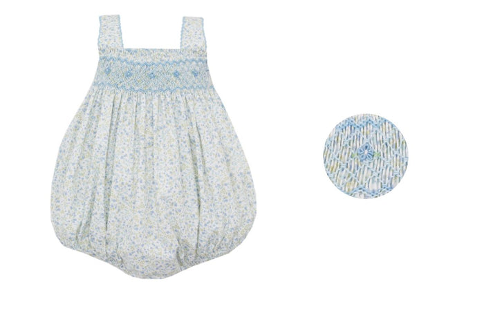 PETIT BEBE AMELIA BLUE FLORAL SUNBUBBLE