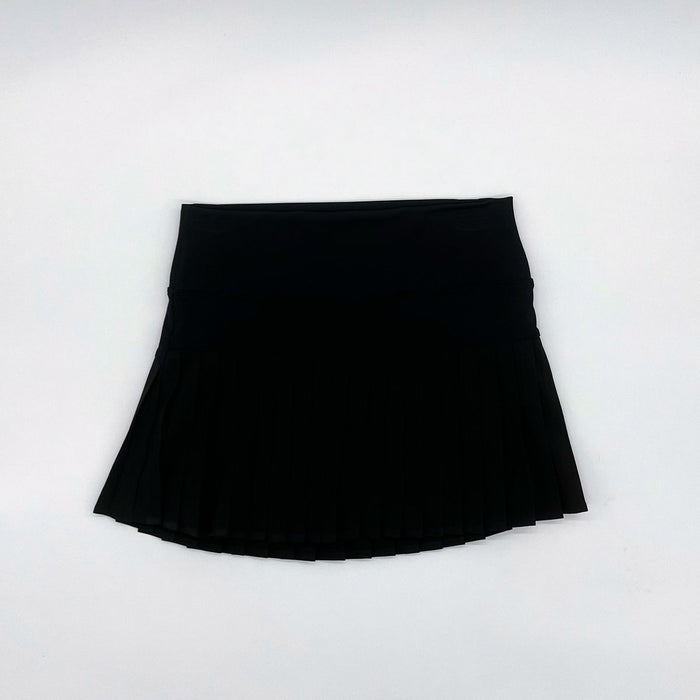 BLENDED SPIRIT BLACK ATHLETIC PLEAT SKIRT