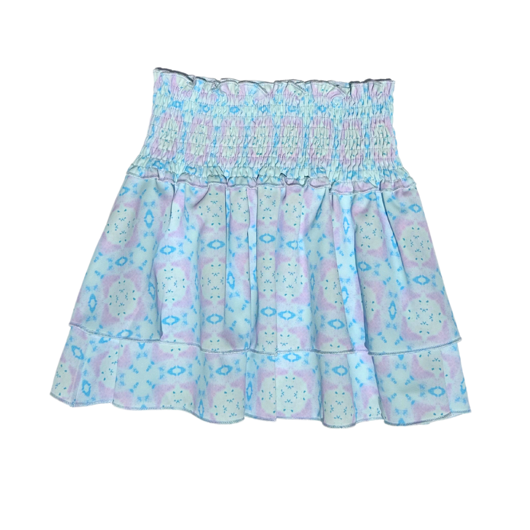 PLEAT SCOTTIE SKIRT OPAL