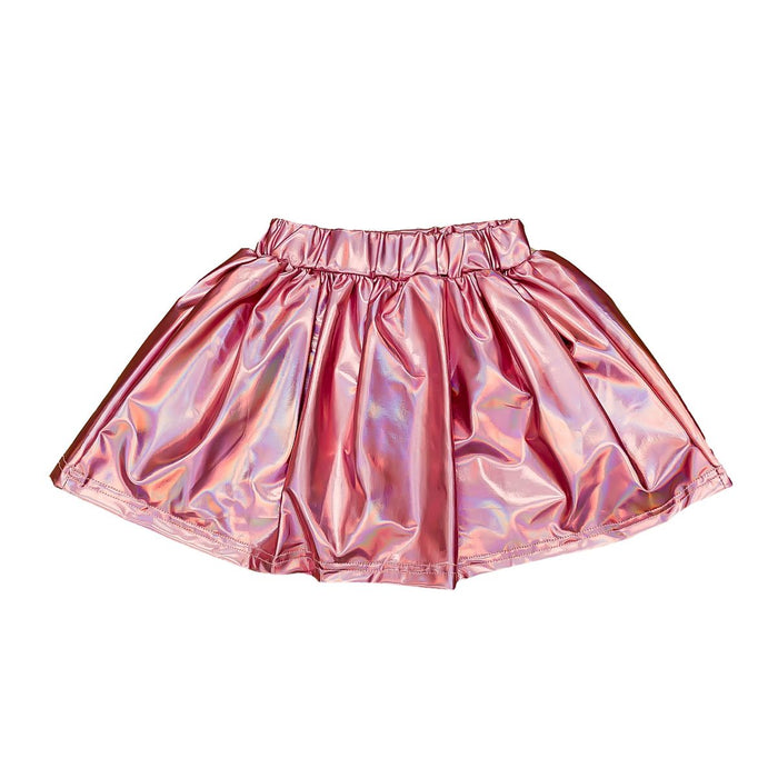 BELLE CHER LIGHT PINK METALLIC SKORT