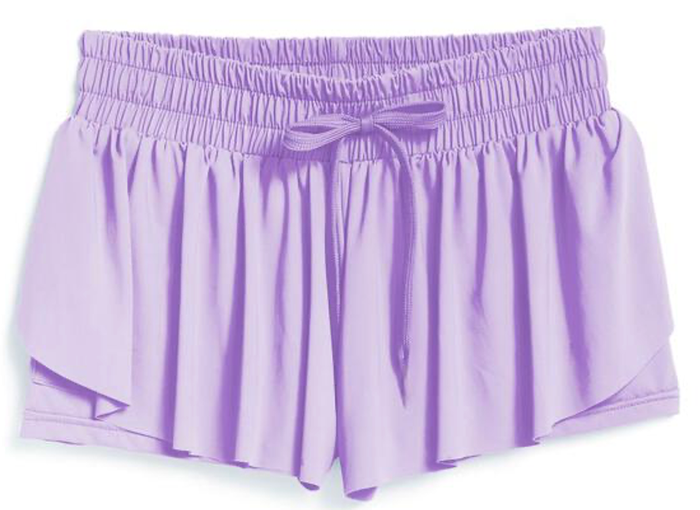 SUZETTE COLLECTION FLY AWAY SHORT LAVENDER