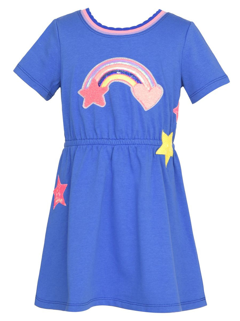 BABY SARA FIT & FLARE DRESS WITH SIDE CUT OUTS