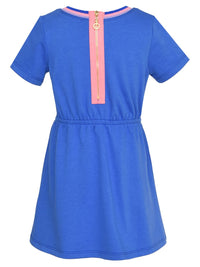 BABY SARA FIT & FLARE DRESS WITH SIDE CUT OUTS