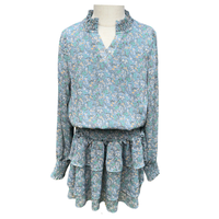 PLEAT HARRIETT DRESS MARIGOLDS