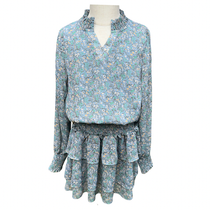 PLEAT HARRIETT DRESS MARIGOLDS