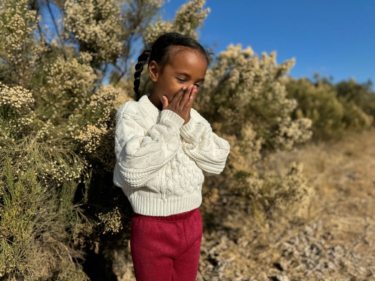 VIGNETTE GIRLS MOLLY SWEATER IVORY