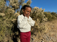 VIGNETTE GIRLS MOLLY SWEATER IVORY