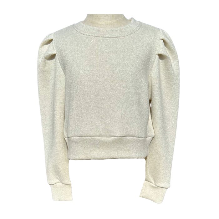 PLEAT PEYTON SWEATER SNOWFLAKE