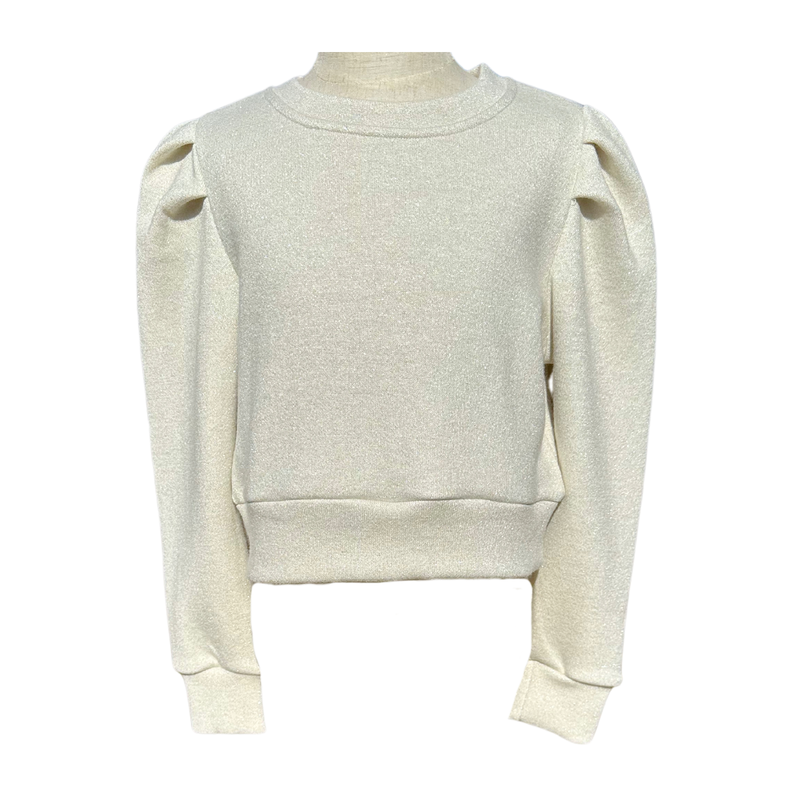 PLEAT PEYTON SWEATER SNOWFLAKE