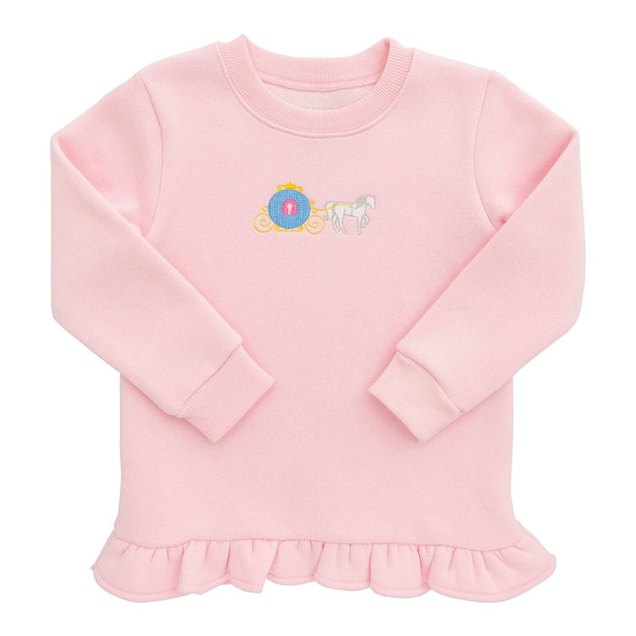 ITSY BITSY RUFFLE PULLOVER CARRIAGE