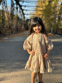 VIGNETTE SADIE DRESS FALL STRIPE