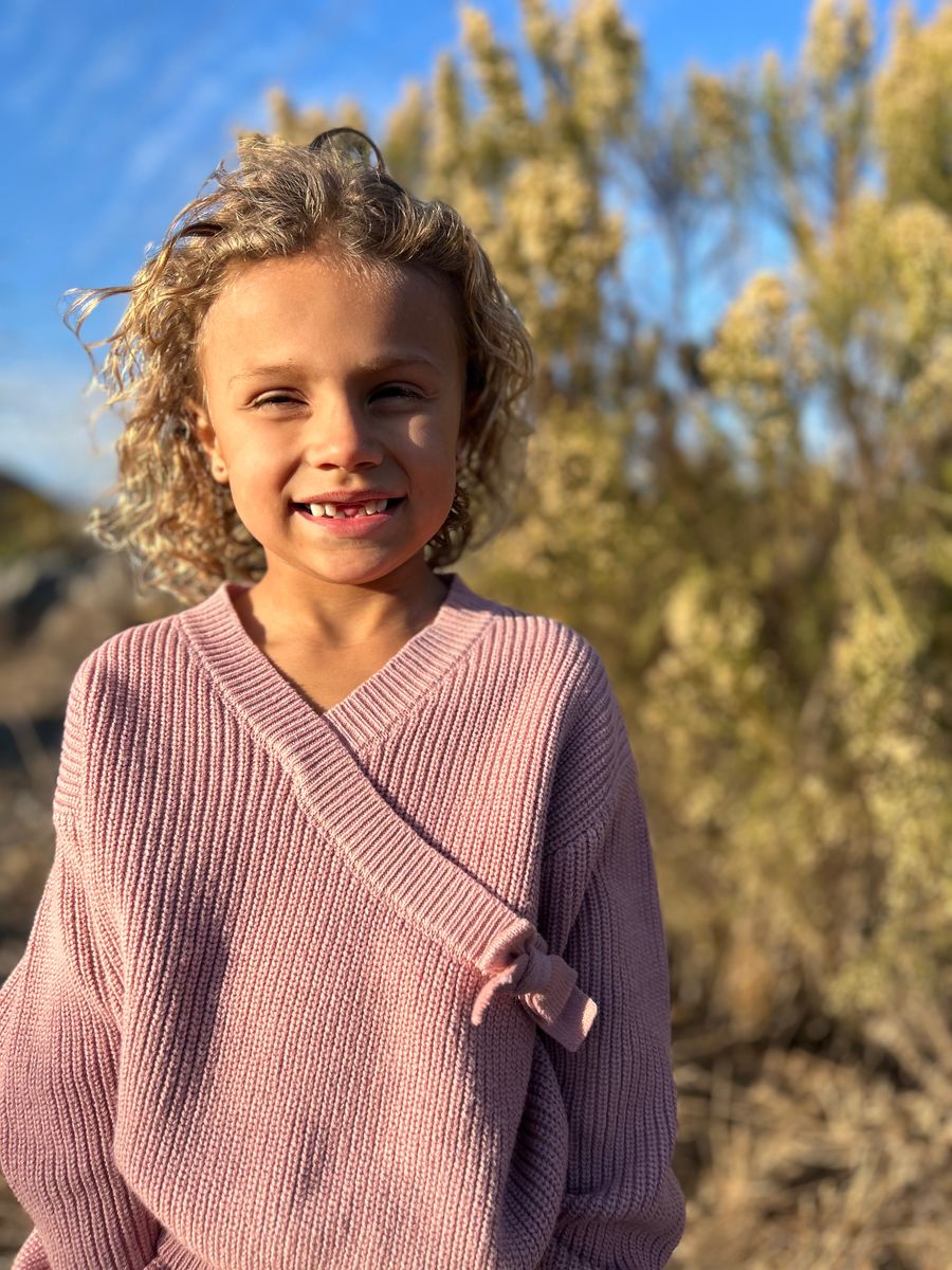 VIGNETTE GIRLS ZOE SWEATER ROSE