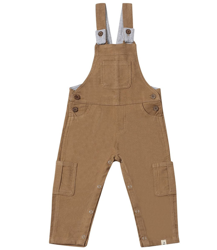 ME & HENRY BASH CARGO OVERALLS BEIGE
