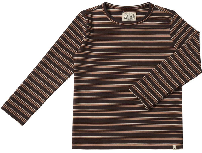 ME & HENRY TOBY TEE BROWN/CREAM