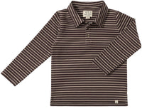 ME & HENRY SPENCER POLO BROWN STRIPE