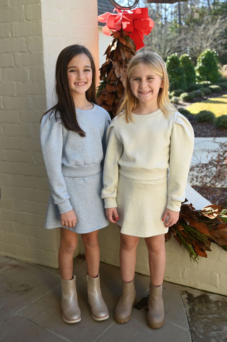 PLEAT PEYTON SWEATER SNOWFLAKE
