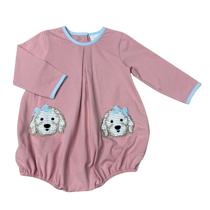 WHIMSEY BAY KIDS DOODLE DOGGY PLEAT BUBBLE