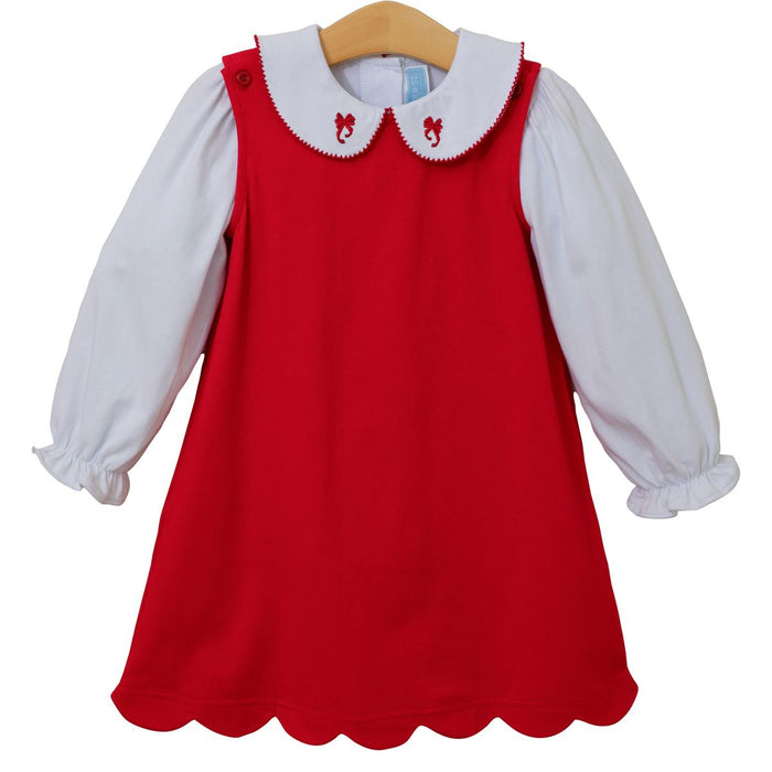 TROTTER STREET HOLIDAY BOW DRESS SET